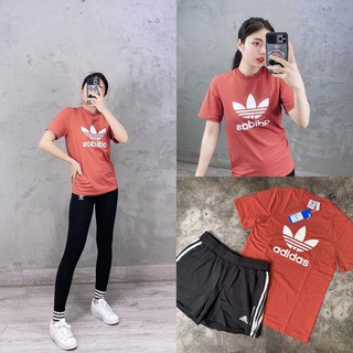 | ảnh thật | áo das đỏ đất logo basic