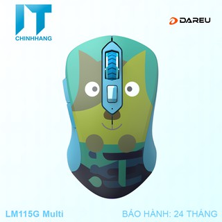 Chuột Không Dây DareU LM115G Multi Color