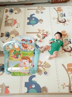 thảm xốp pxe silicon gấp gọn Hàn Quốc 1.8x2m