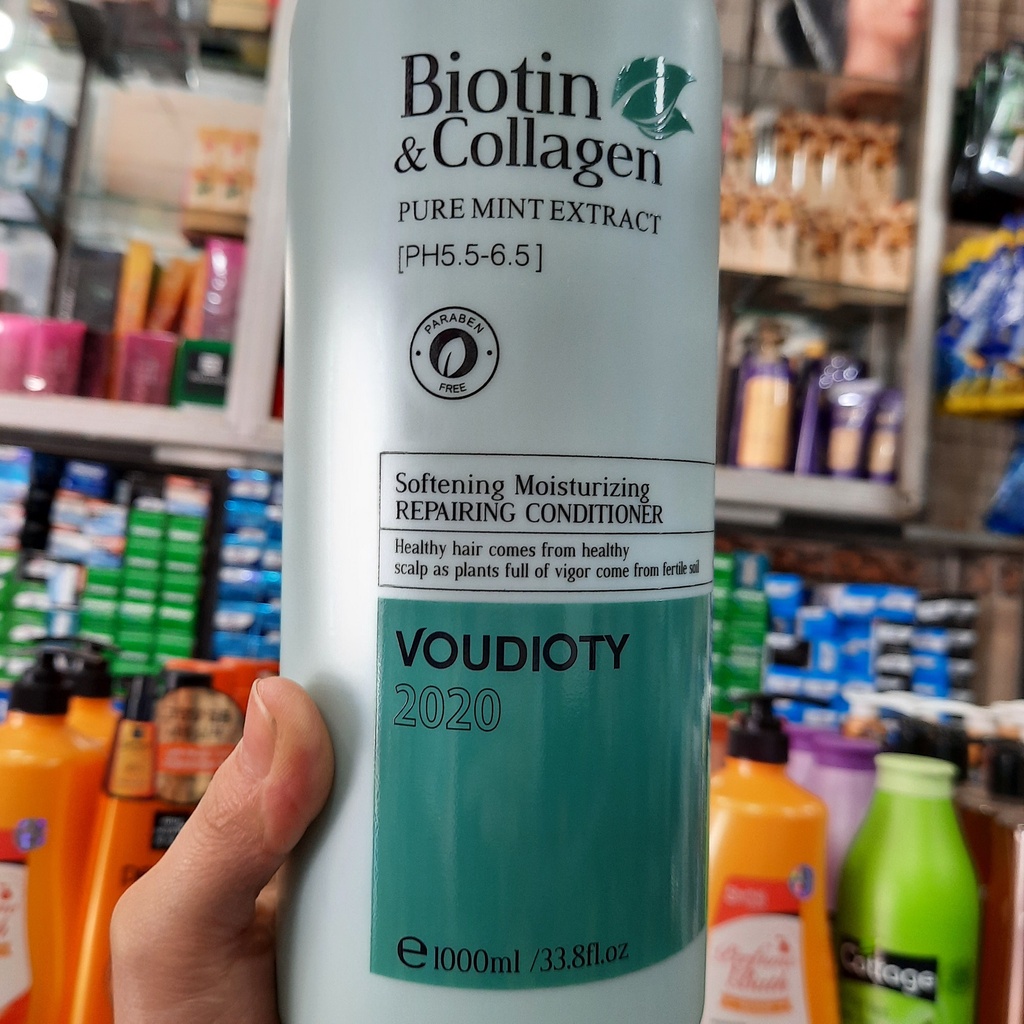 Dầu xả Biotin&amp;Collagen Xanh dương 1000ml