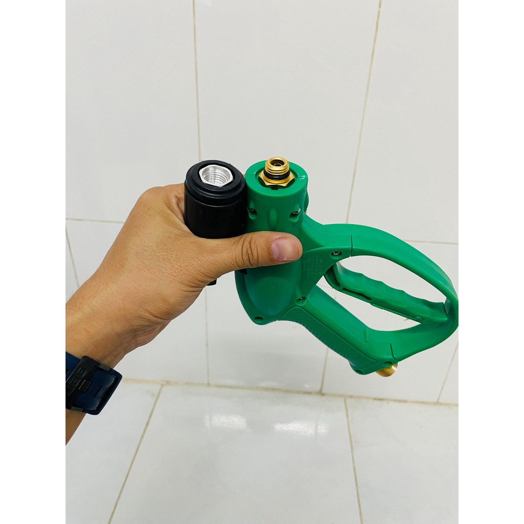 Béc xịt rửa xe mỏ vịt - đầu chỉnh tia nước của súng xịt rửa xe mini gia đình , đầu nối răng 13.8mm