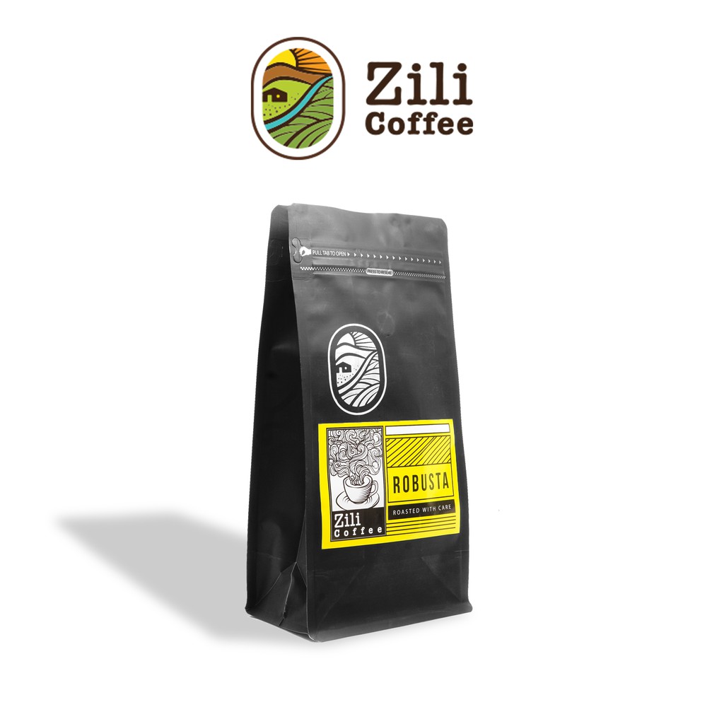 Cà phê nguyên chất  ROBUSTA ZILI (Honey ) [Truyền thống ] Vị đắng, đậm cân bằng, hậu vị ngọt [Túi 500g] | BigBuy360 - bigbuy360.vn
