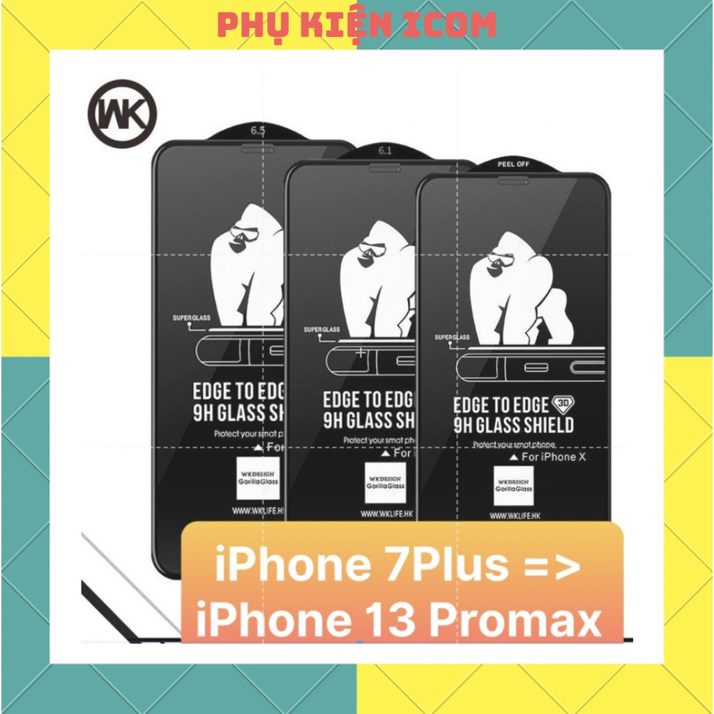 Kính cường lực iPhone Kingkong - Cường lực tốt phukienicom (CL04)