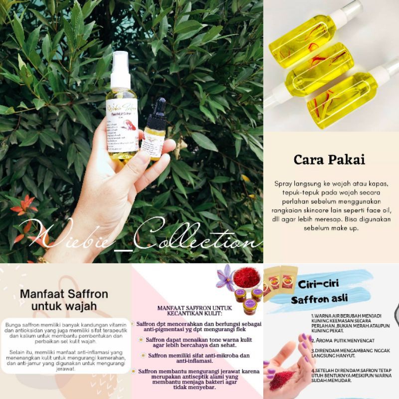(Hàng Mới Về) Tinh Chất Dưỡng Da Mặt Safron 60ml & 10ml Safron | BigBuy360 - bigbuy360.vn