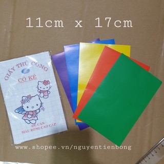 GIẤY THỦ CÔNG có kẻ 11x17cm