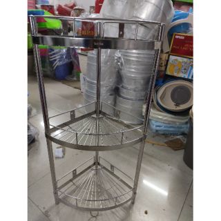 Kệ góc 3 tầng inox 304