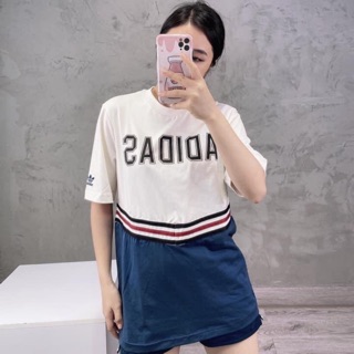 ✅ Áo thun Das Adibreak Color Block Tee Marine Blue