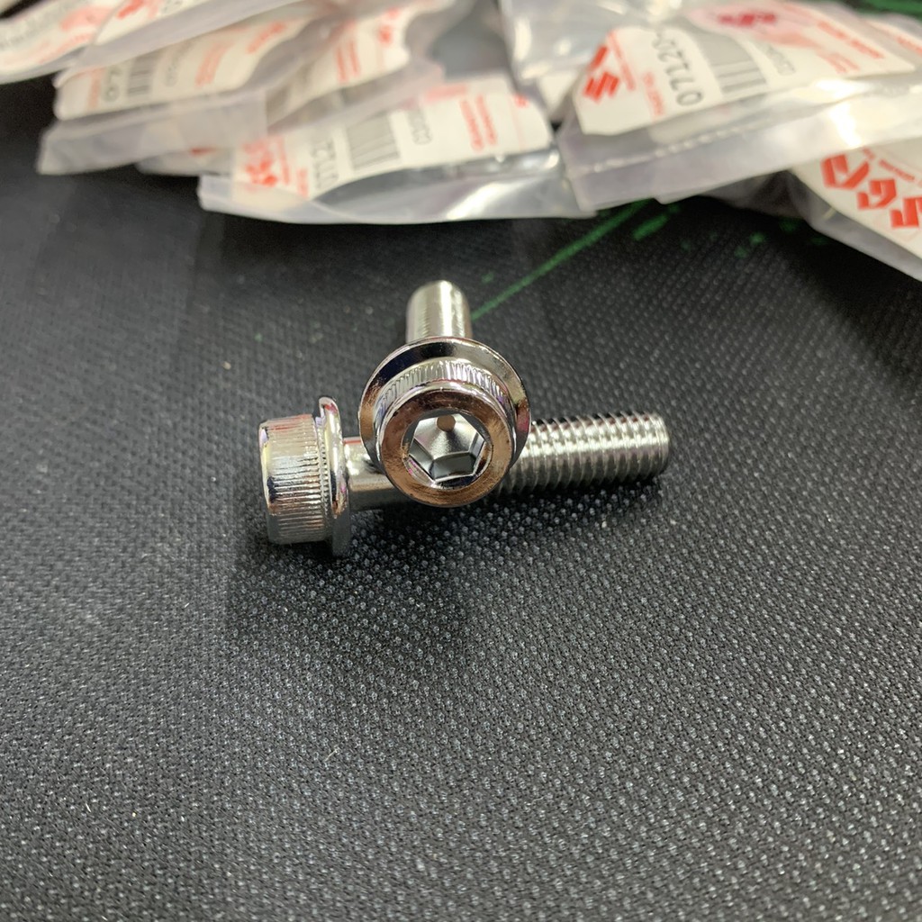 Ốc lục giác treo pô sport zin - xipo - rgv ( giá 1 con )