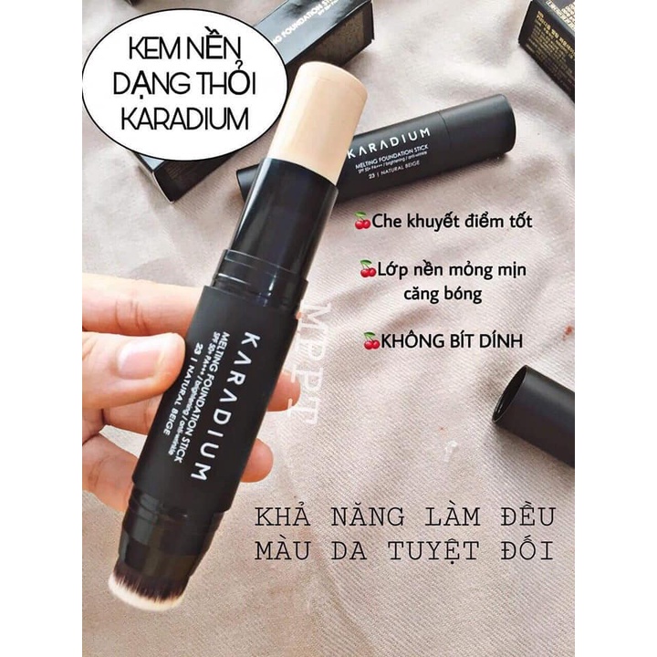 Kem nền che khuyết điểm dạng thỏi Karadium Melting Foundation Stick