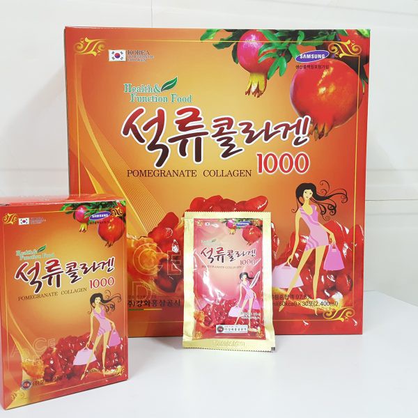 Nước Ép Lựu Collagen 30 Gói Hàn Quốc