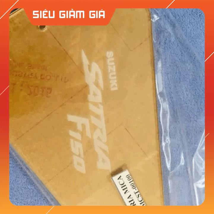 [SALE SỐC] BỘ 2 MIẾNG ỐP SƯỜN TRONG SUỐT DÀNH CHO XE MÁY SATRIA F150 ĐẦY ĐỦ ỐC NHƯ HÌNH (SIÊU RẺ)
