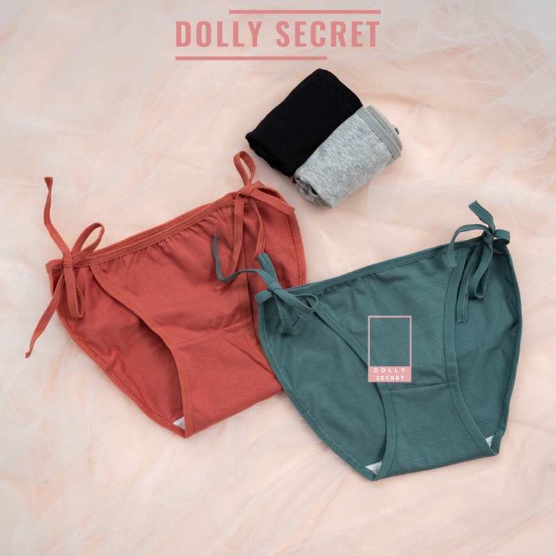 Quần lót nữ cotton dây sườn phong cách sexy gợi cảm DOLLY SECRET QL021 | BigBuy360 - bigbuy360.vn