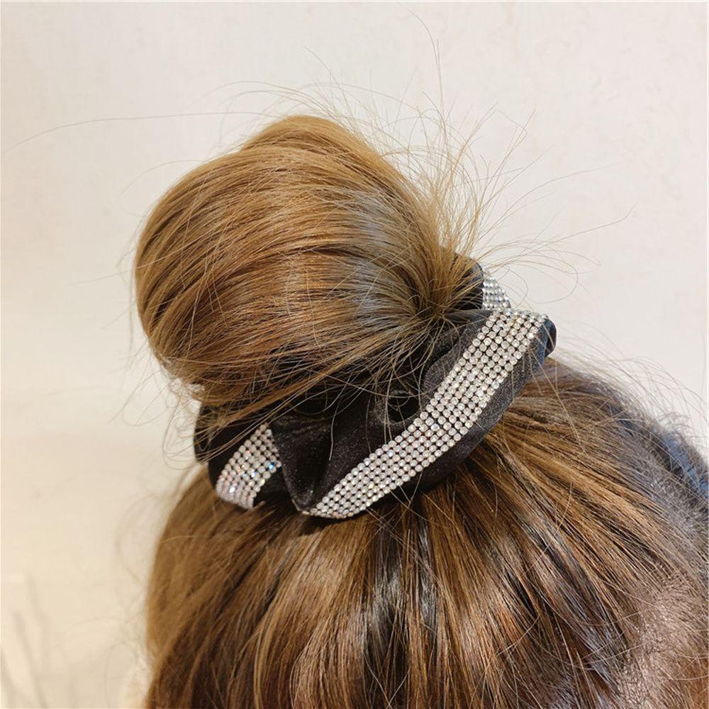 Dây Cột Tóc Scrunchies 15H Màu Sắc Trơn Phong Cách Hàn Quốc Cổ Điển Xinh Xắn