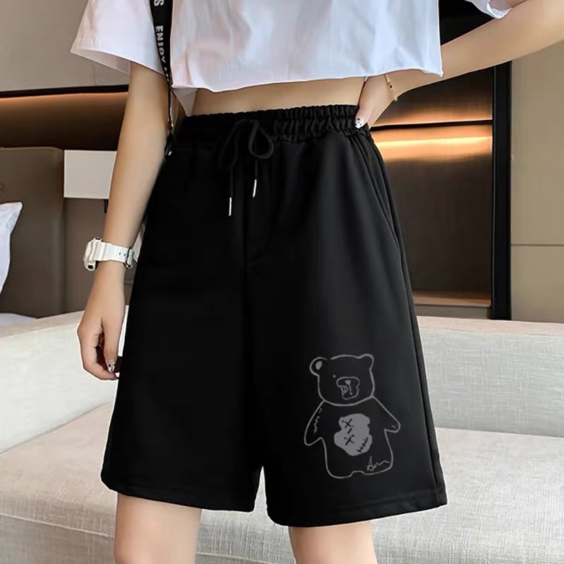 Quần Short Lửng Thun Nhiều Mẫu Hoạ Tiết Icon Dễ Thương