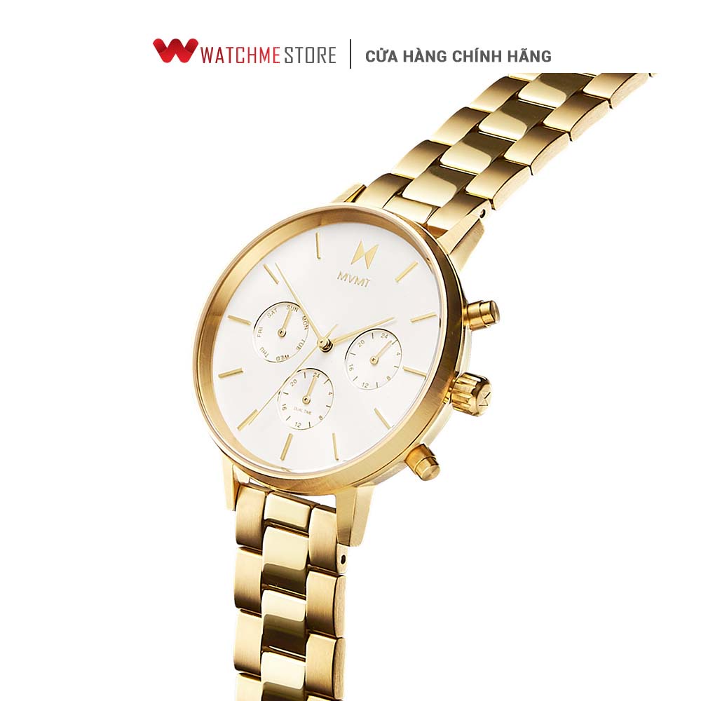[ ĐẶC BIỆT 18-29.07 - VOUCHER 10%] - Đồng hồ Nữ MVMT dây thép không gỉ 38mm - D-FC01-G