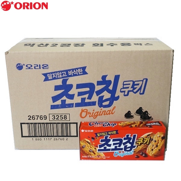 Bánh Quy Chocochip Hàn Quốc Orion nhân socola 104g