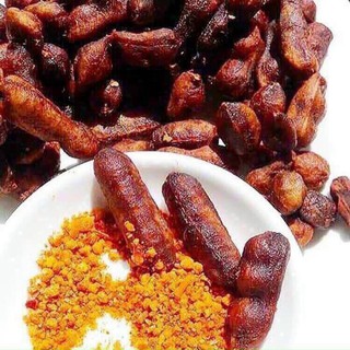 Me lào tươi chấm muối ớt