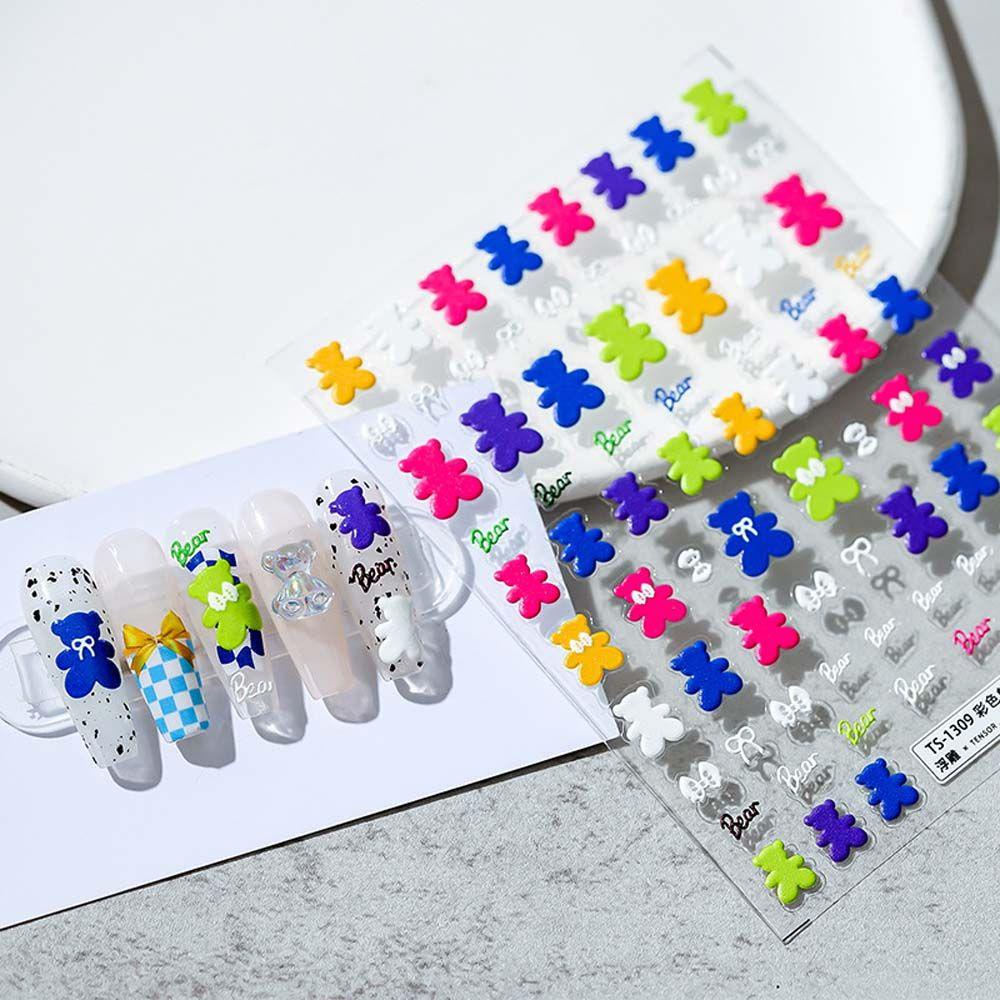 Miếng Dán Trang Trí Móng Tay 5D Phong Cách Nhật Bản Độc Đáo