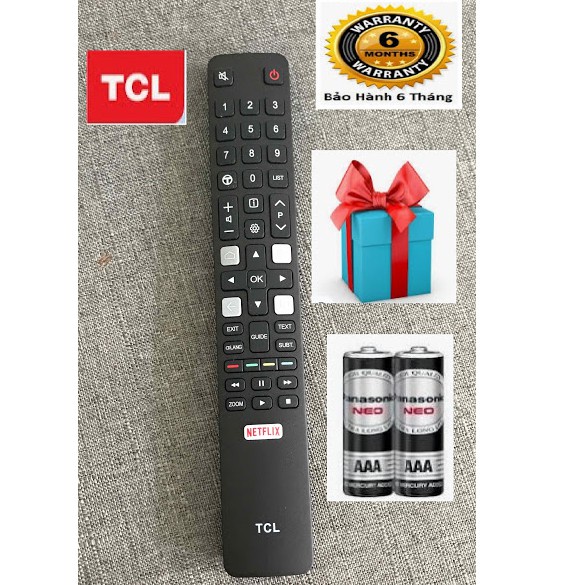 ĐIỀU KHIỂN TIVI TCL SMART RM-L1508 dành CHO TẤT CẢ CÁC DÒNG TIVI TCL-TẶNG KÈM PIN - Remote tivi TCL dài