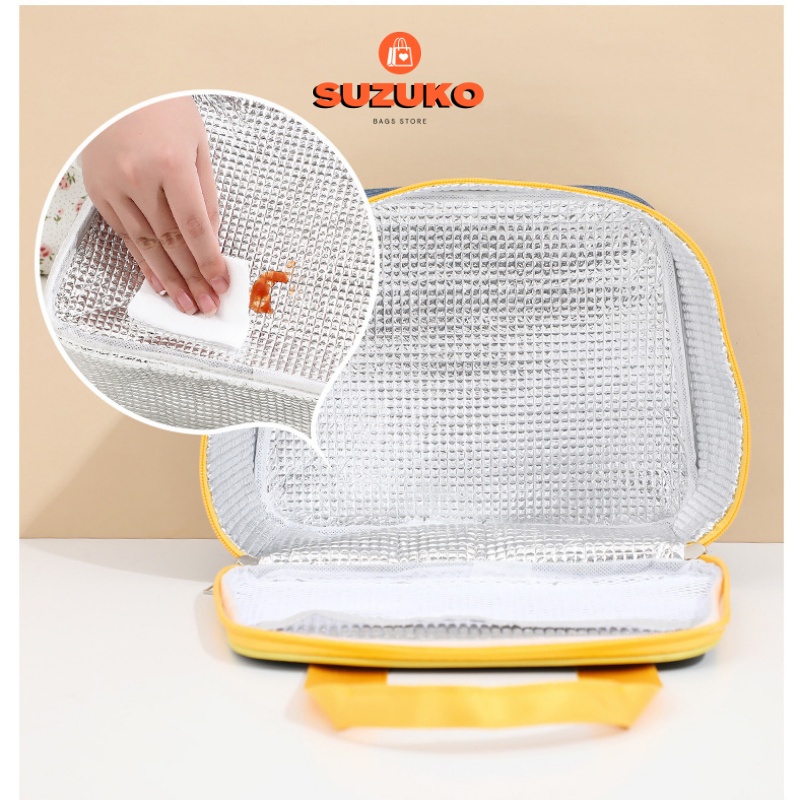 Túi đựng cơm văn phòng, túi đựng hộp cơm giữ nhiệt SUZUKO BAGS chống nước TC08