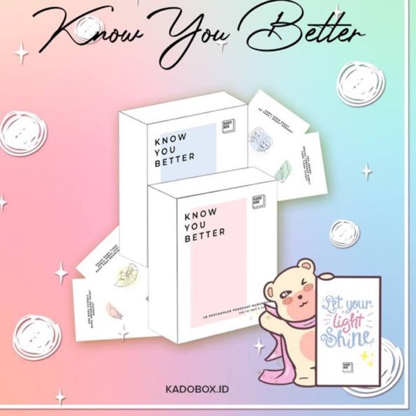 Set 1 Bộ 48 Thẻ Trò Chơi Know You Better "kadobox