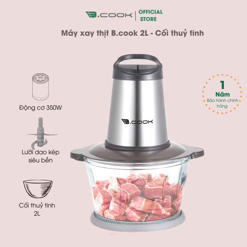 Máy xay thịt đa năng máy xay đa năng nhà bếp 2L B.COOK