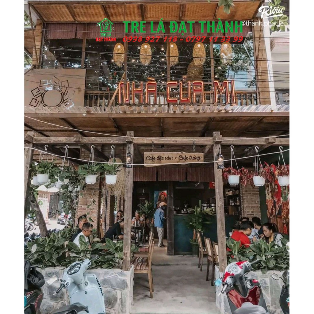Xưởng sản xuất lồng đèn - Đèn mây tre đan, đèn râu trang trí homestay