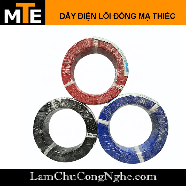 Dây điện lõi đồng mạ thiếc 20AWG / 22AWG / 24AWG / 26AWG / 28AWG / 30AWG - 1 cuộn 5m