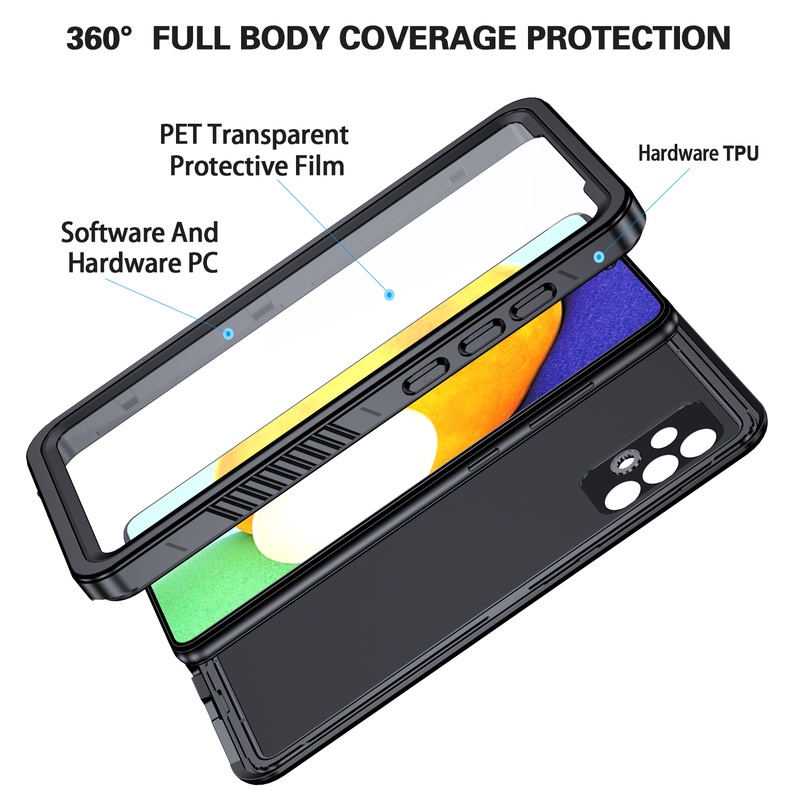 Ốp Điện Thoại Trong Suốt Chống Sốc Chống Thấm Nước Cho Samsung Galaxy A01 / A11 / A21 / A02S / M02S / A12 / A22 / A32 / A42 / A52 / A72 5g
