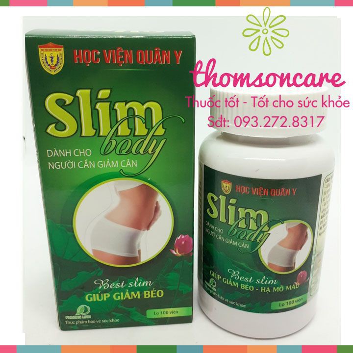 Hỗ trợ giảm cân Slim Body New - Chính hãng Học viện quân y - Mẫu mới, hàm lượng cao hơn, giảm béo từ thảo dược | BigBuy360 - bigbuy360.vn
