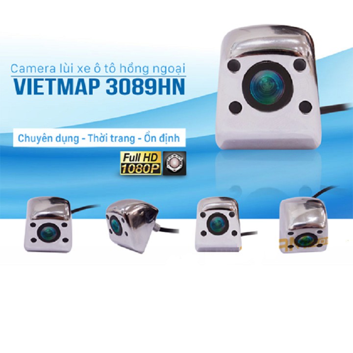 Camera Lùi Xe Ô tô VietMap 3089 HN ( Có hồng ngoại ban đêm rõ nét)