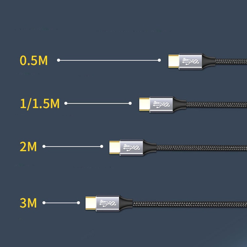 Dây Cáp Mở Rộng PD 100W USB C3.1 Gen 2 Male Sang Female Cho Laptop