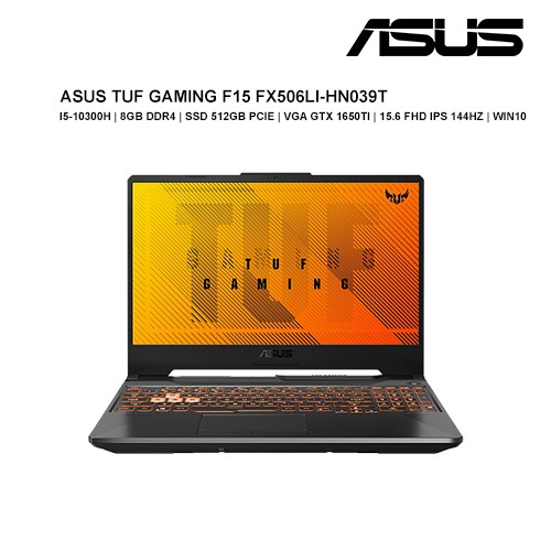 LAPTOP ASUS TUF Gaming F15 FX506LI - HN039T | i5-10300H | 8GB DDR4 | SSD 512GB PCIe | VGA GTX 1650Ti 4GB | 15.6 FHD IPS | WebRaoVat - webraovat.net.vn