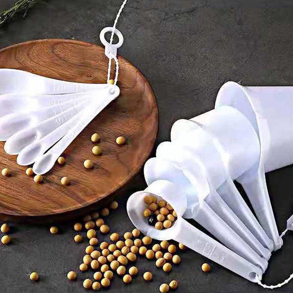 Epoch Bộ Muỗng Đong Bằng Nhựa Dùng Nấu Ăn Tiện Dụng