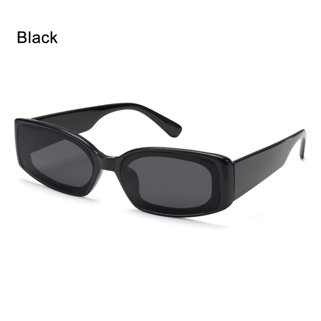 MIH Kính Mát Hình Chữ Nhật Chống Tia UV400 Thập Niên 90