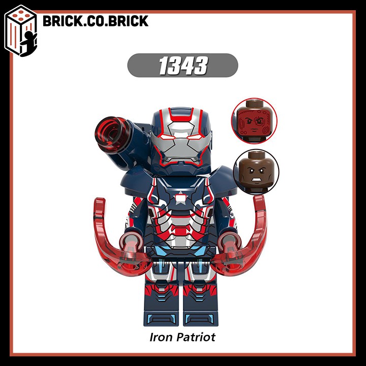 Lego Người Sắt Iron Man Đồ Chơi Lắp Ráp Mô Hình Minifigure Siêu Anh Hùng Marvels DC X0267