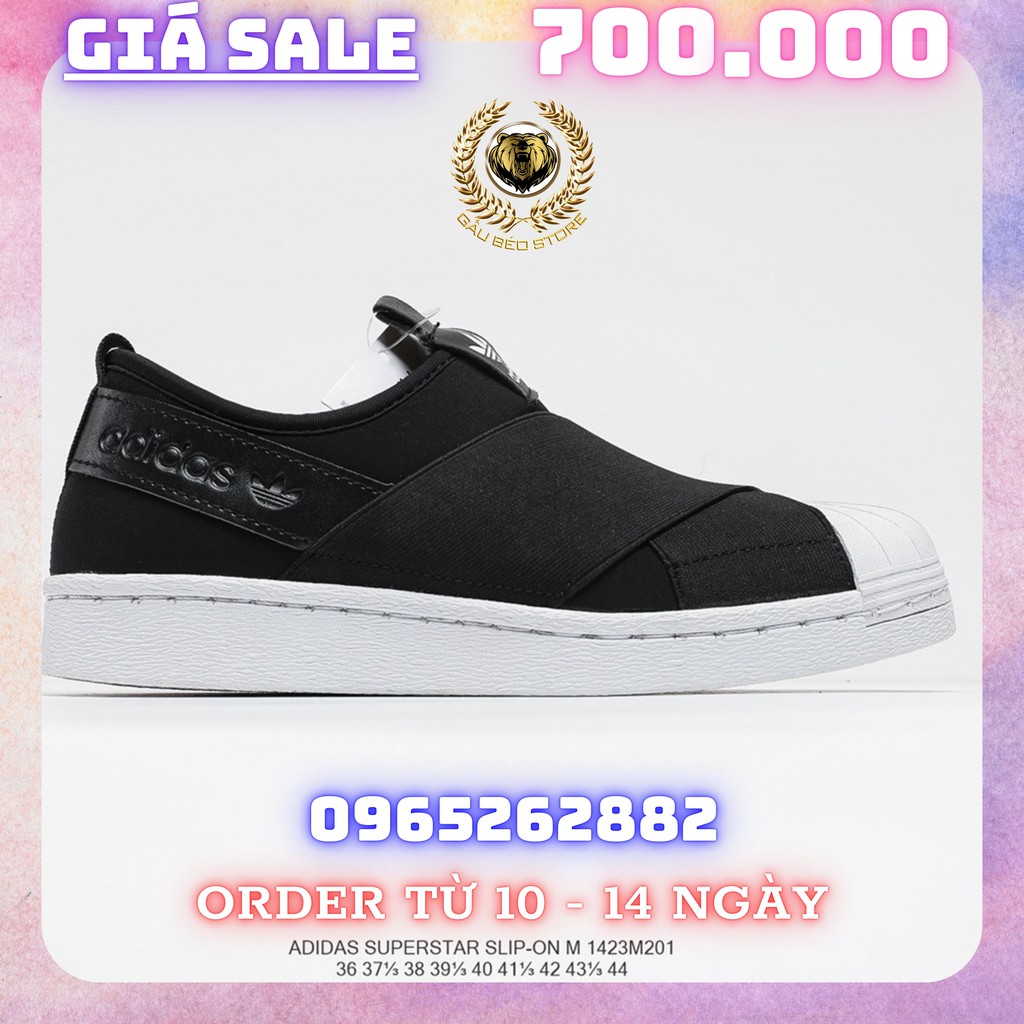 Order 1-2 Tuần + Freeship Giày Outlet Store Sneaker _Adidas SUPERSTAR SLIP ON W S MSP: 1423M2011 gaubeaostore.shop