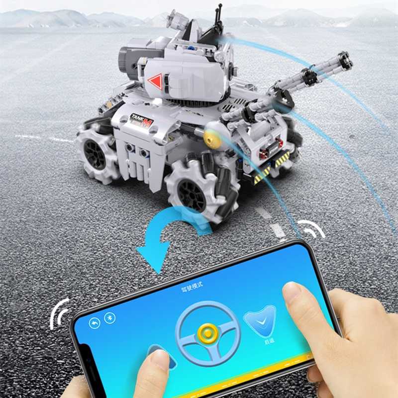 Mô hình lắp ghép xe tăng Storm Tank- Mô hình lắp ghép điều khiển từ xa-Hàng cao cấp, Bảo hành 12 Tháng Toàn quốc