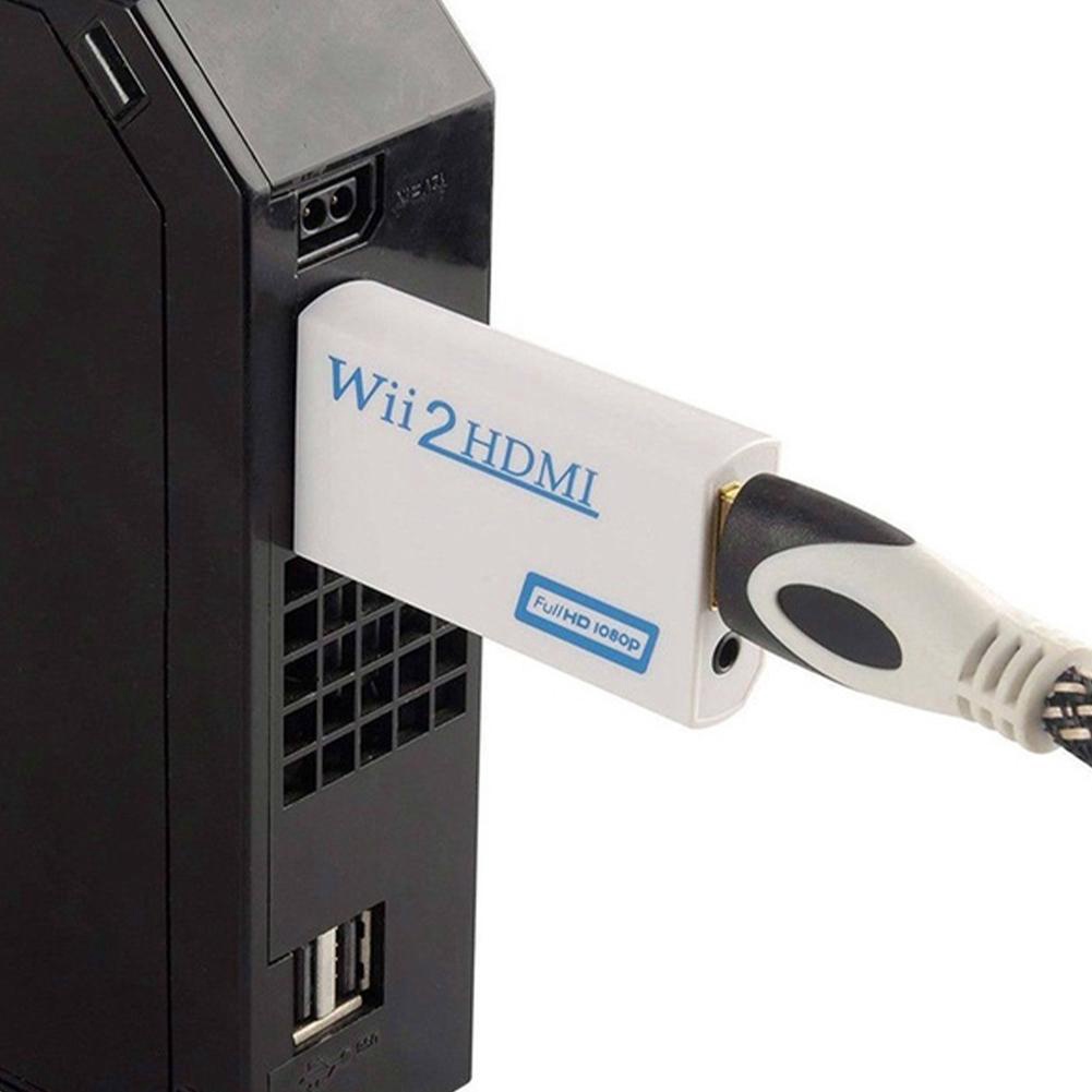 Wii to HDMI Adapter Converter Stick 1080p 720p Full Audio Support 480i 576i mm 3.5 Ntsc HD Hdtv G6K0