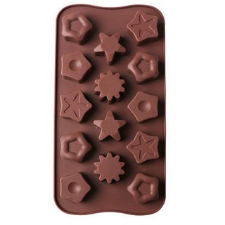 Khuôn silicone làm bánh cookie & socola & kẹo nhiều hình dáng