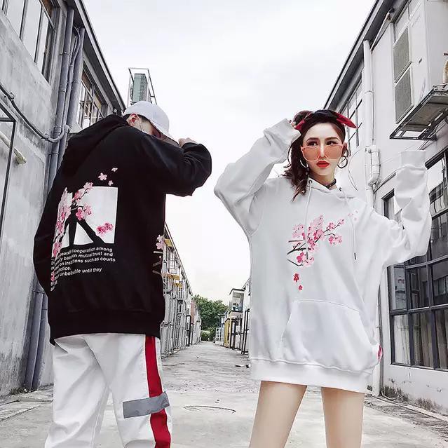 Áo Hoodie Nỉ In Logo Hoa ( kèm ảnh thật )