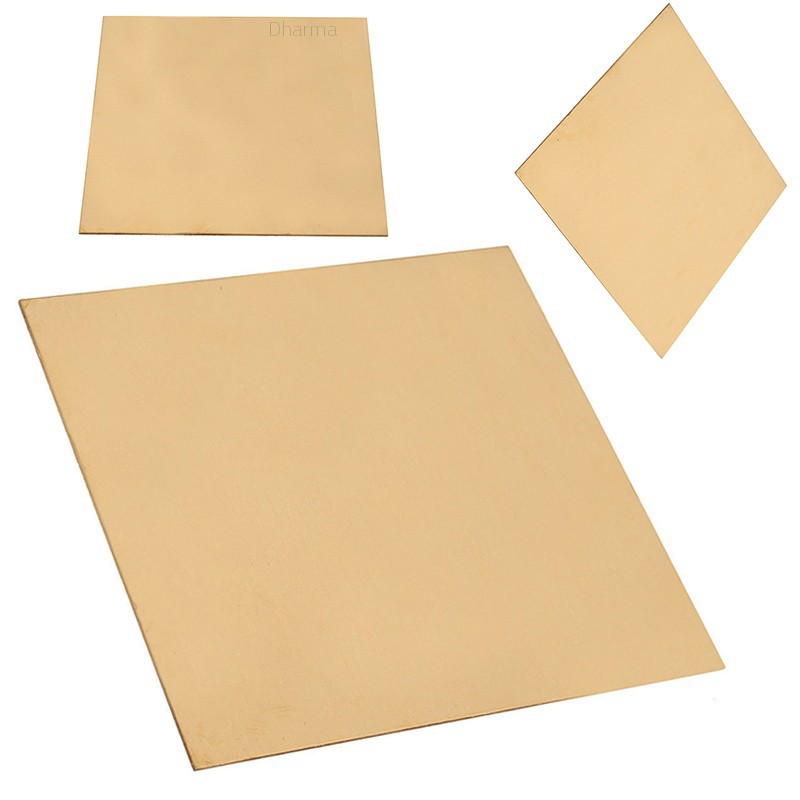 1 Tấm Đồng Hàn Mỏng 1mm * 100mm * 100mm