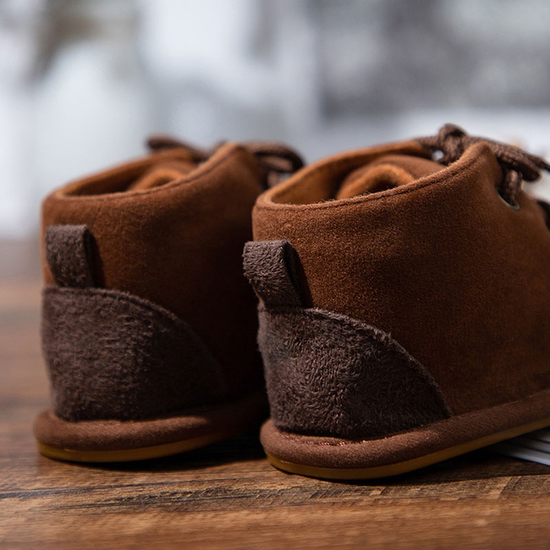 Giày bốt cao su chống trượt kiểu dáng thời trang cho bé tập đi từ 0-12 tháng tuổi