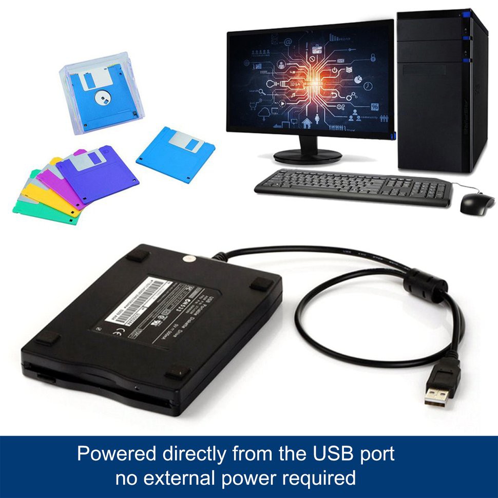 Ổ Đĩa Mềm 1.44mb 3.5 &quot;usb Chất Lượng Cao