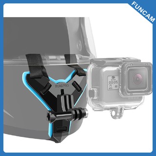 Mount gắn cằm nón bảo hiểm Fullface cho Gopro, Osmo action, Eken...