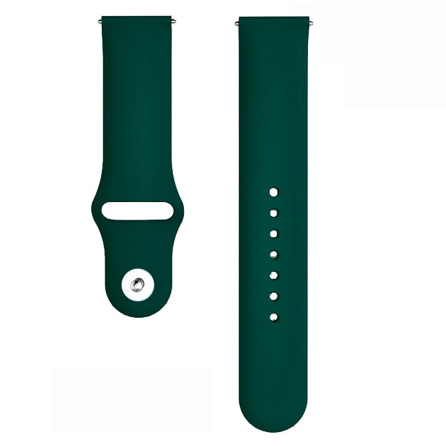 Dây đeo silicon 20mm 22mm cho đồng hồ thông minh Samsung Galaxy Watch 42mm 46mm Active2 S3