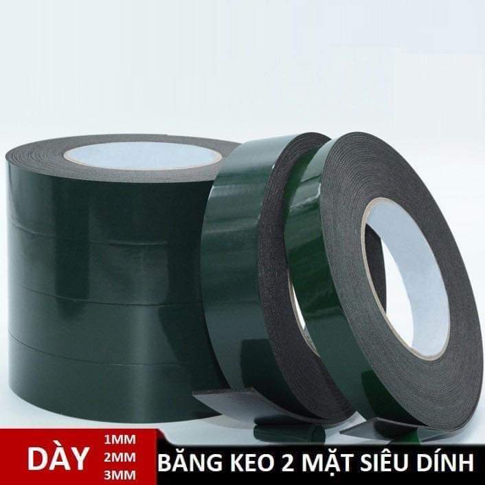 Băng Keo Dính 2 Mặt Chuyên Dụng Cho Chữ Gỗ Siêu Dính - Kho Đồ Gỗ Hà Nội