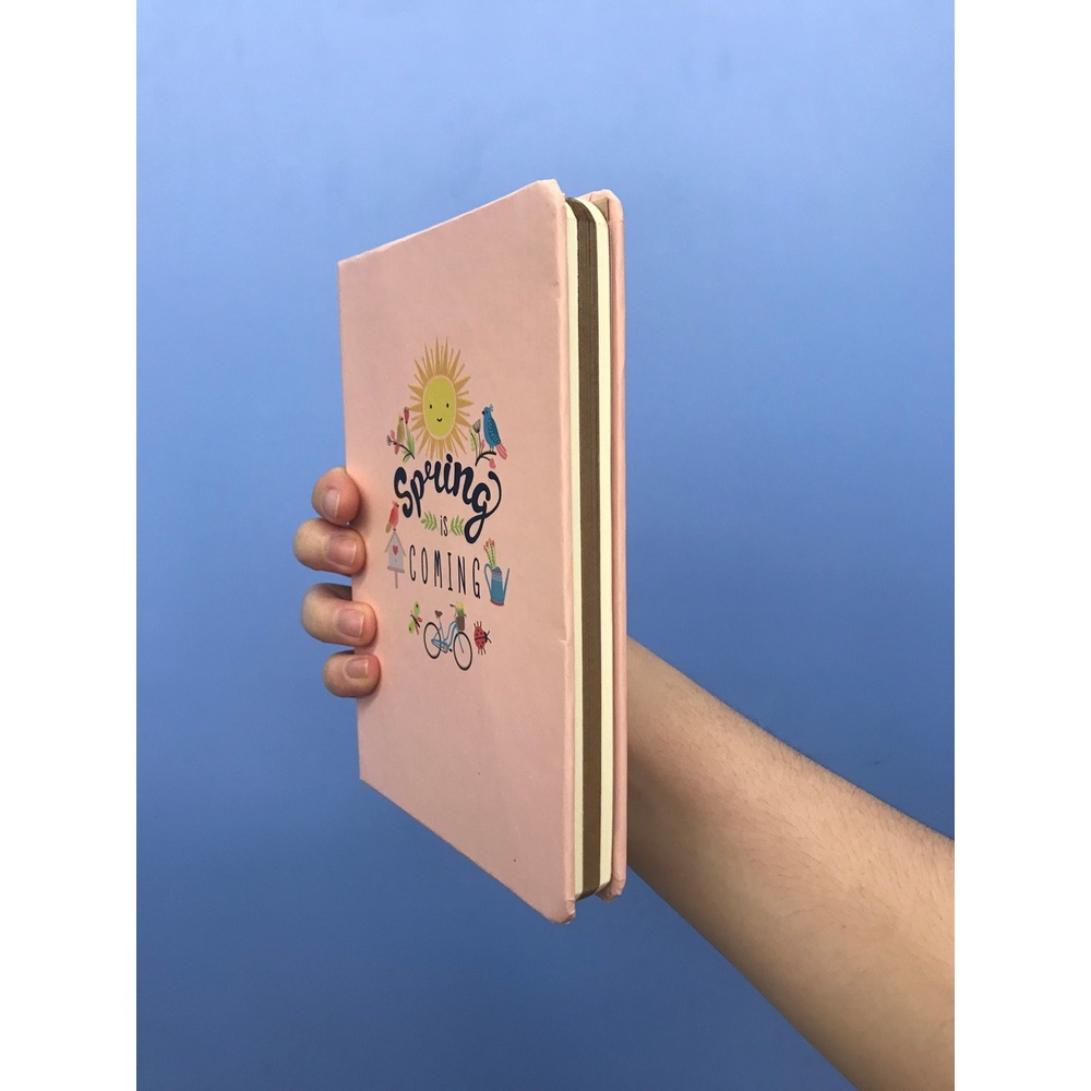Sổ Notebook Phong Cách Sống Spring Is Coming