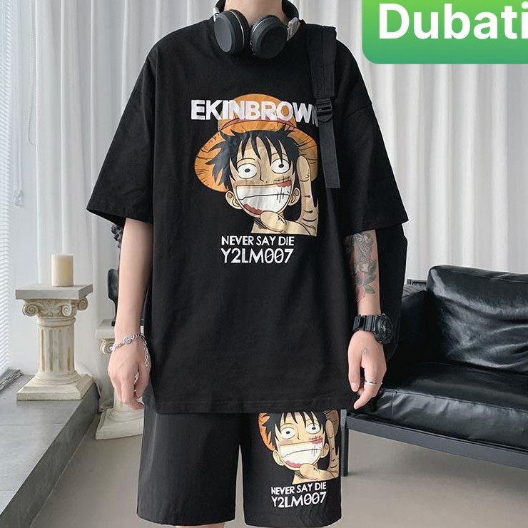 Sét Thể Thao Nam, Đồ Bộ Nam Hoạt Hình Onepice Chất Liệu Mềm Mịn Mát Mẻ Năng Động- Dubati Fashion