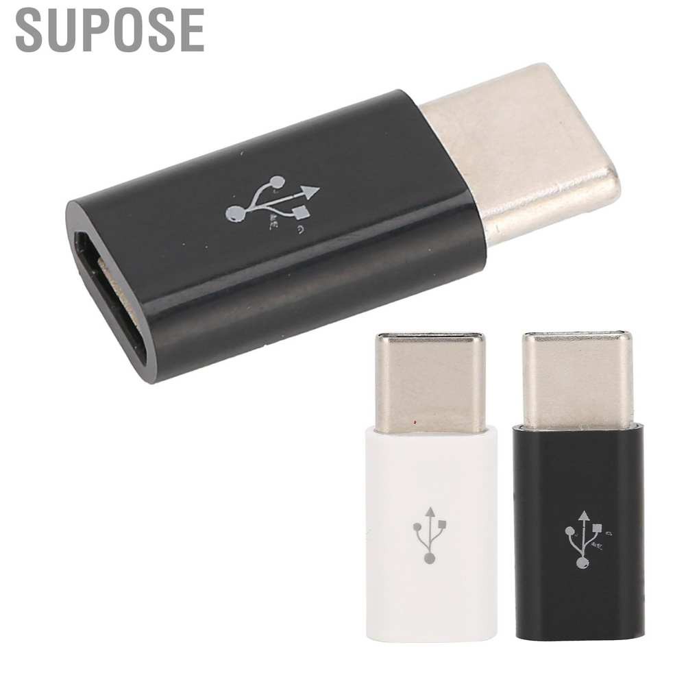 Supose ABS Micro USB to Type‑C Transfer Adapter Convert Plug and Play Connector Fast Charging